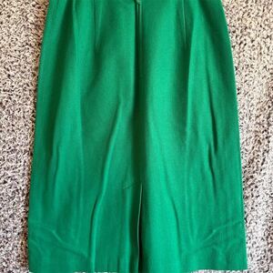 Pendleton Women's Vintage 1970s Green Wool  Skirt  Formal